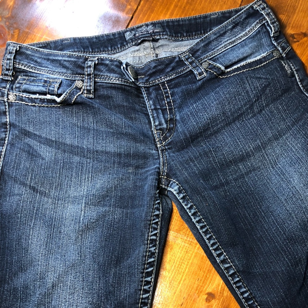 Silver jeans